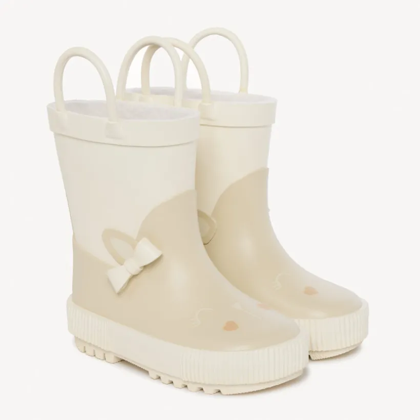 Bottes de pluie ludiques lapin à anses pour fille
