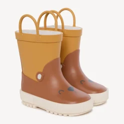 Bottes de pluie ludiques ourson à anses pour garçon