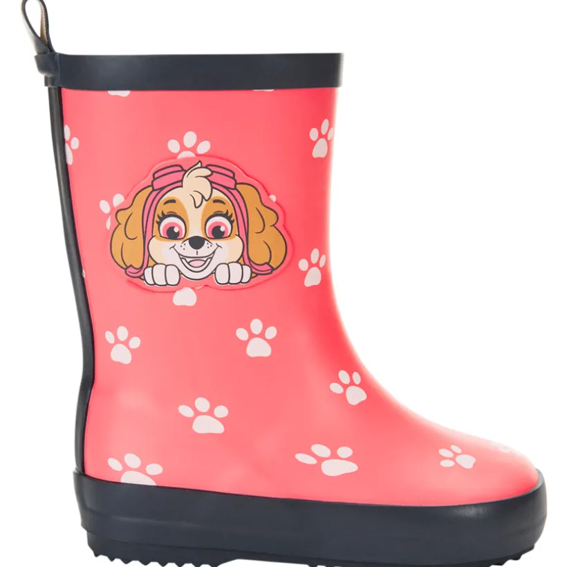 Bottes de pluie Stella Pat'Patrouille imprimé empreintes pour bébé fille