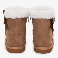 Bottes fourrées effet daim pour bébé fille