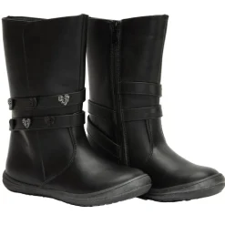 Bottes zippées à brides cœurs pour fille