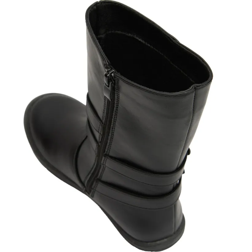 Bottes zippées à brides cœurs pour fille