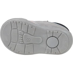 Bottillons en cuir suédé à lacets avec empiècements contrastés