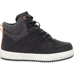 Bottillons à lacets avec col en tricot et semelle crantée pour garçon