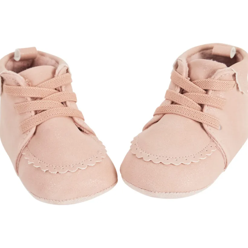 Bottillons souples pailletés pour bébé fille