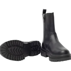 Bottines effet cuir avec semelles chunky pour fille
