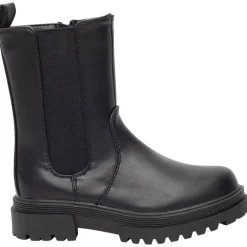 Bottines effet cuir avec semelles chunky pour fille