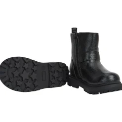 Bottines effet cuir à boucle et motif cœurs pour bébé fille