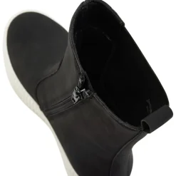 Bottines effet daim à semelle contrastée pour fille