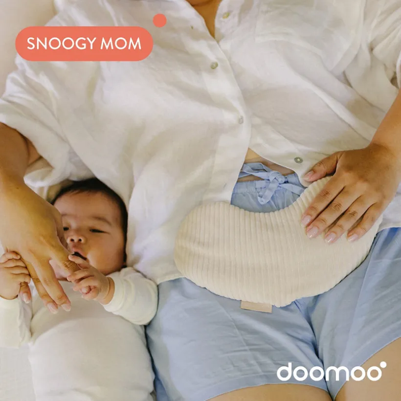 Bouillotte sèche Snoogy Mom Corduroy Sand