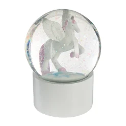 Boule à neige Licorne 100 mm