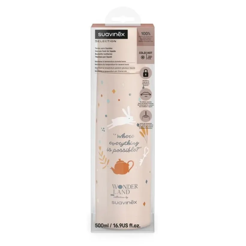 Bouteille Isotherme 500ml Wonderland Rose