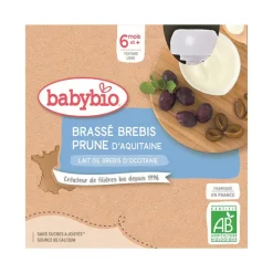 Brassé au lait de brebis et prune 4x85g
