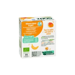 Brassé au lait de coco, mangue, banane, passion - 4 x 85g