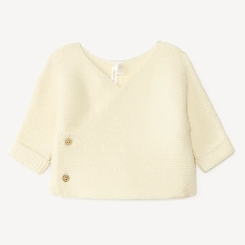 Brassière bébé en tricot uni