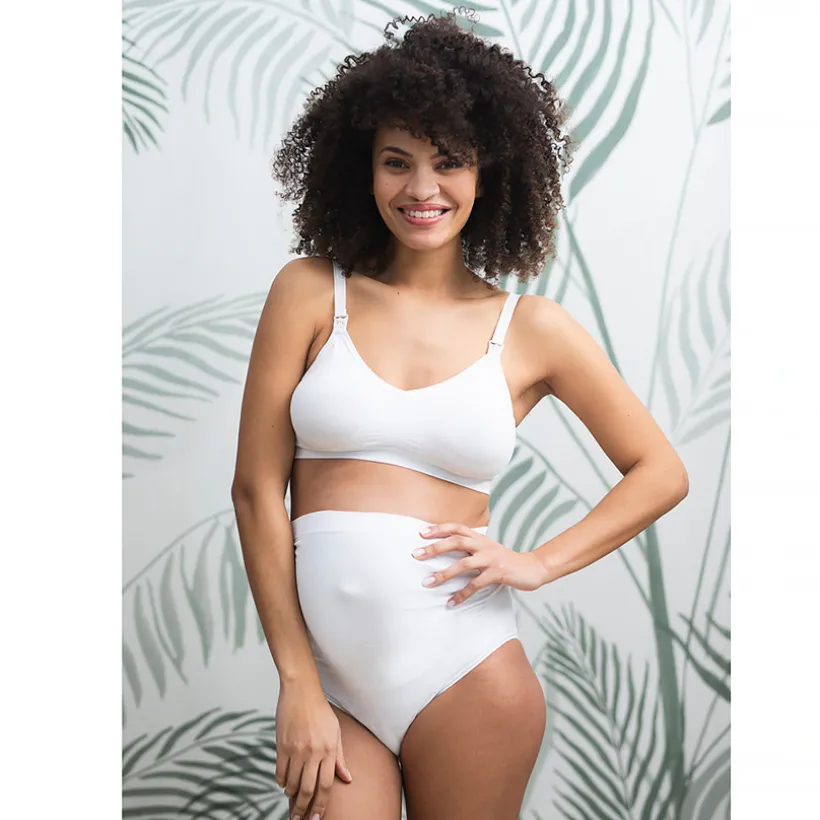 Brassière d'allaitement sans coutures et réglable unie