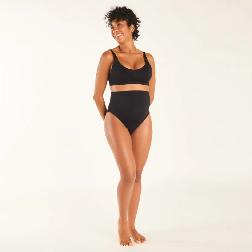 Brassière d'allaitement sans coutures et réglable unie