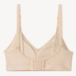Brassière d'allaitement sans coutures et réglable unie