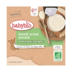 Brassé végétal avoine et banane 4x85g