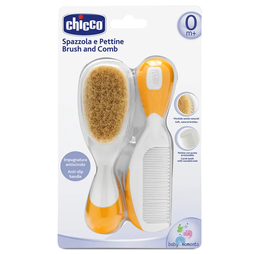 Brosse et peigne - Orange