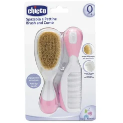 Brosse et peigne - Rose