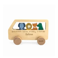 Bus animaux en bois
