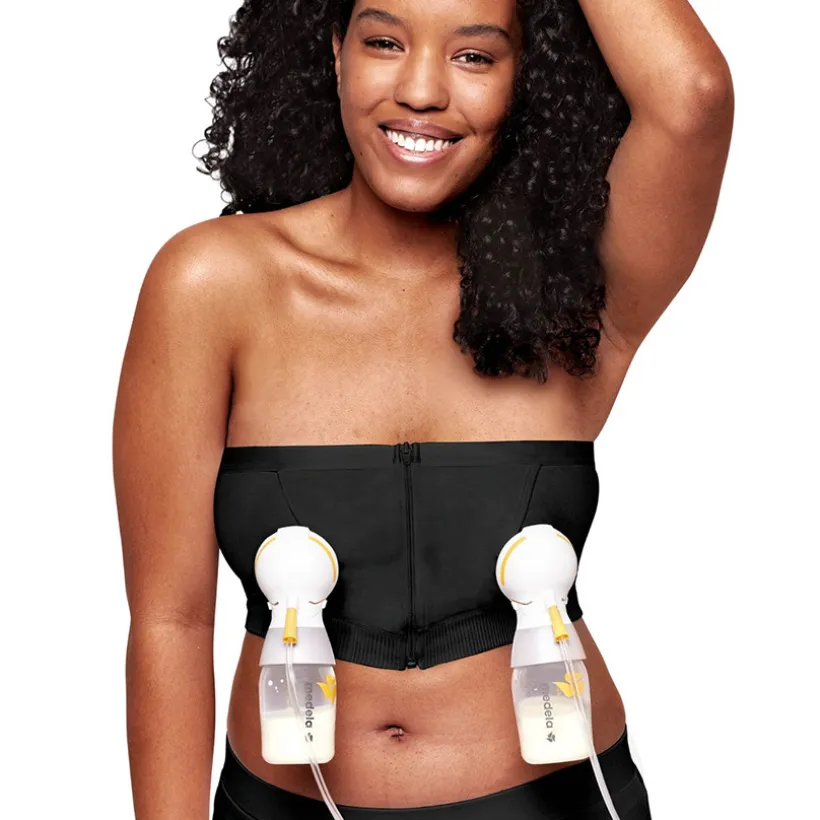 Bustier d'expression Hands-free L pour tire-lait noir