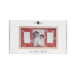 Cadre 2 empreintes et photo Rainbow terracotta
