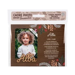 Cadre photo personnalisé 18,5 x 14,5 cm Alba