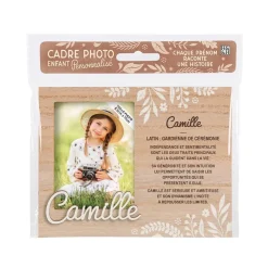 Cadre photo personnalisé 18,5 x 14,5 cm Camille