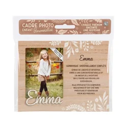 Cadre photo personnalisé 18,5 x 14,5 cm Emma
