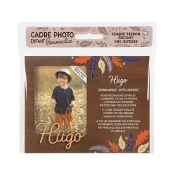 Cadre photo personnalisé 18,5 x 14,5 cm Hugo