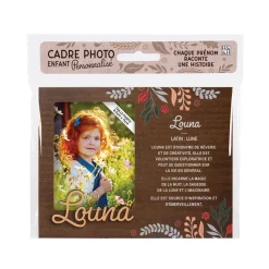Cadre photo personnalisé 18,5 x 14,5 cm Louna