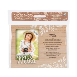 Cadre photo personnalisé 18,5 x 14,5 cm Mila
