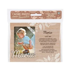 Cadre photo personnalisé 18,5 x 14,5 cm Marius