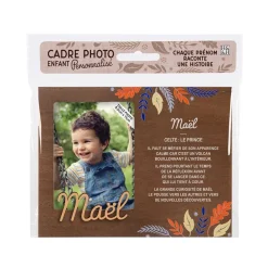 Cadre photo personnalisé 18,5 x 14,5 cm Maël