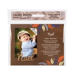 Cadre photo personnalisé 18,5 x 14,5 cm Naël