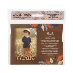 Cadre photo personnalisé 18,5 x 14,5 cm Noah