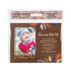 Cadre photo personnalisé 18,5 x 14,5 cm Petit fils