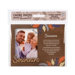 Cadre photo personnalisé 18,5 x 14,5 cm Souvenirs