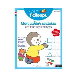 Cahier ardoise T'Choupi - Les premiers tracés
