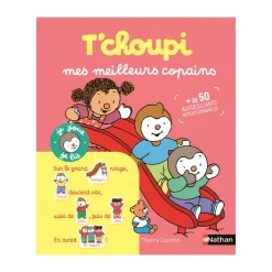 Cahier à autocollants "T'choupi - mes meilleurs copains"