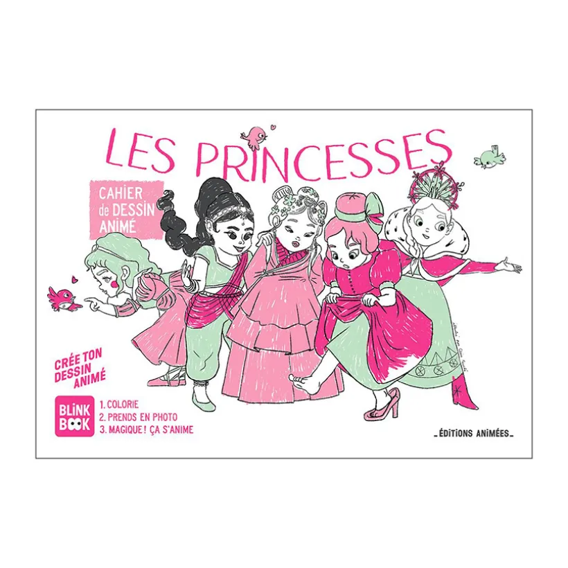 Cahier de dessin animé "Les Princesses"