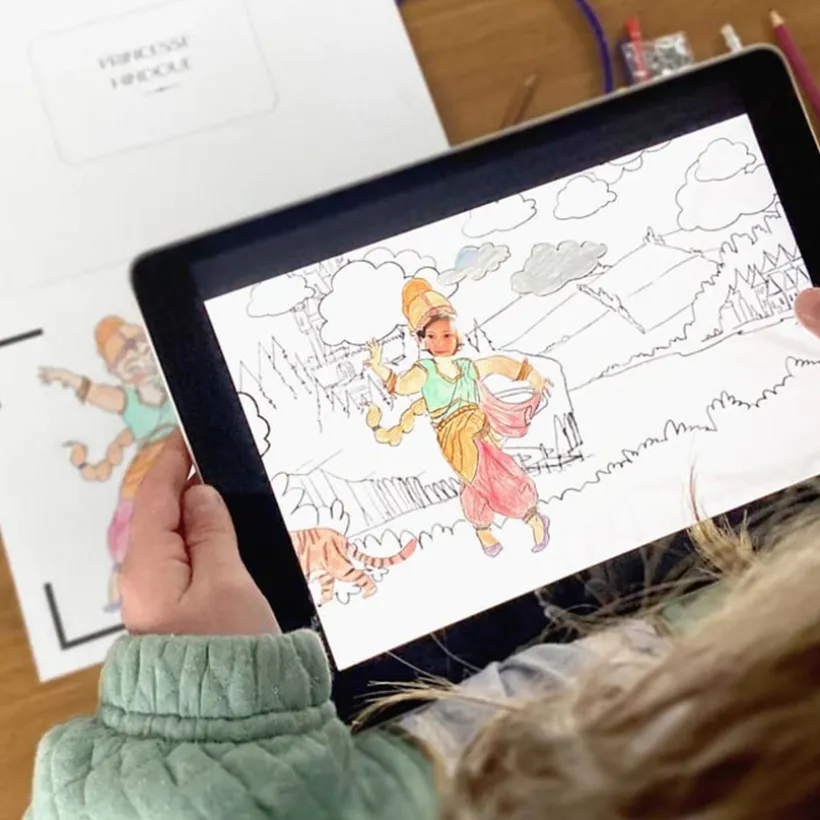 Cahier de dessin animé "Les Princesses"