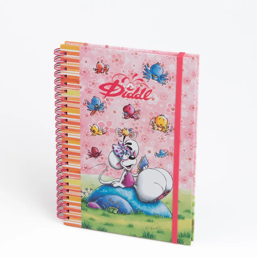Cahier à spirale A5 Diddl et ses amis (Modèles aléatoires)