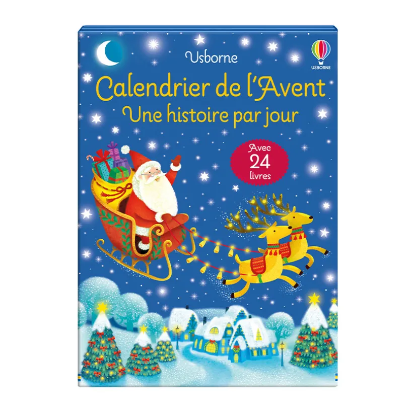Calendrier de l'Avent Une histoire par jour avec 24 livres