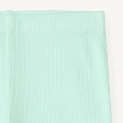 Caleçon cycliste uni en maille côtelée pour fille