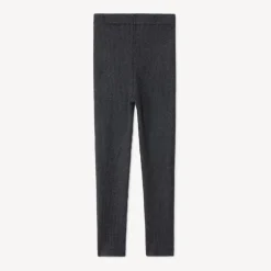 Caleçon en tricot côte unie avec nœud décoratif pour fille