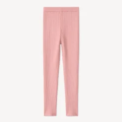 Caleçon en tricot côte unie avec nœud décoratif pour fille