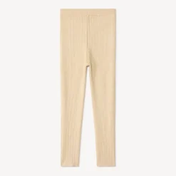 Caleçon en tricot côte unie avec nœud décoratif pour fille